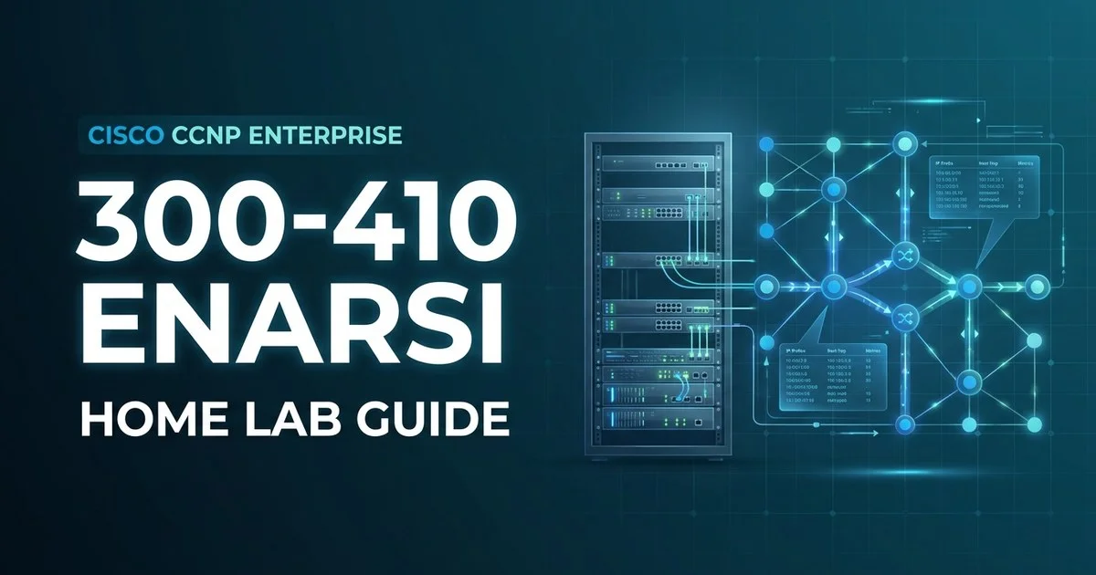 300-410 ENARSI home lab topology diagram