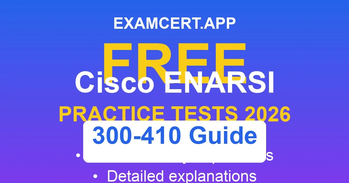 300-410 Study Guide 2026