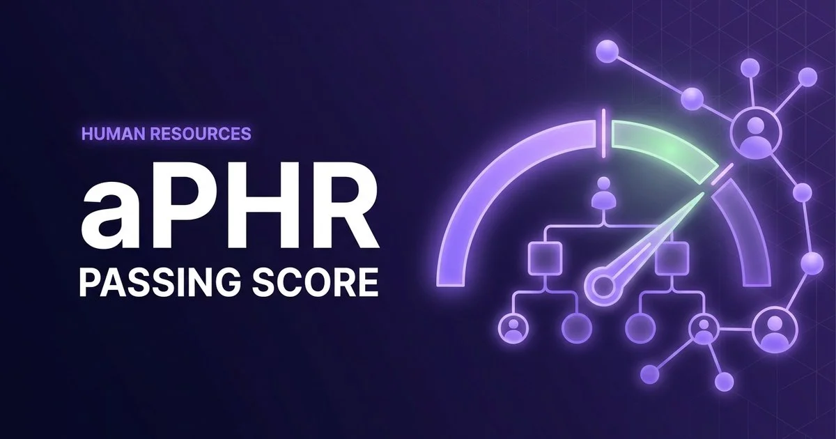 HRCI aPHR - Associate Professional in Human Resources scoring and pass rate explained