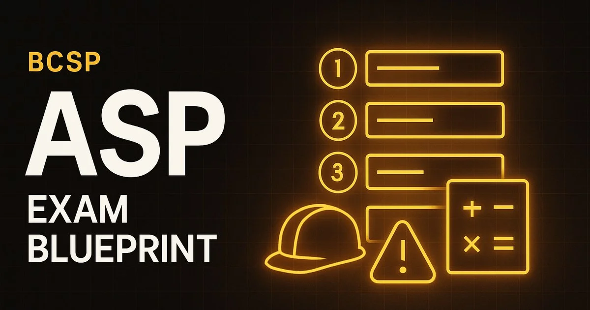 ASP Exam Blueprint 2026: Nine Domains, 200 Items, No Formula Sheet