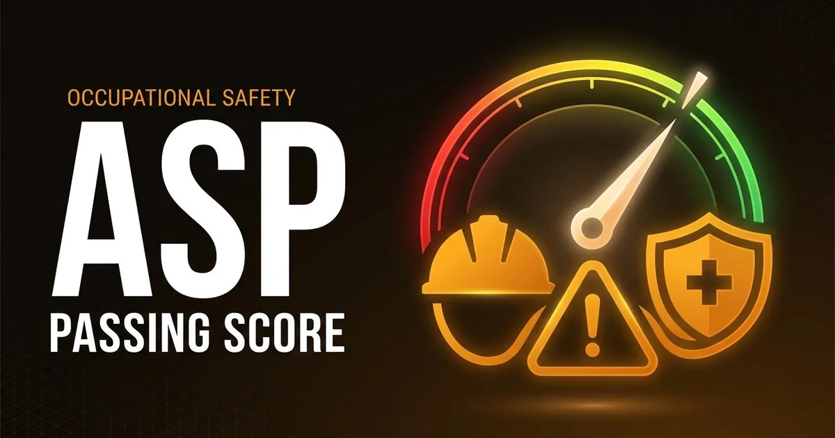 BCSP ASP - Associate Safety Professional scoring and pass rate explained