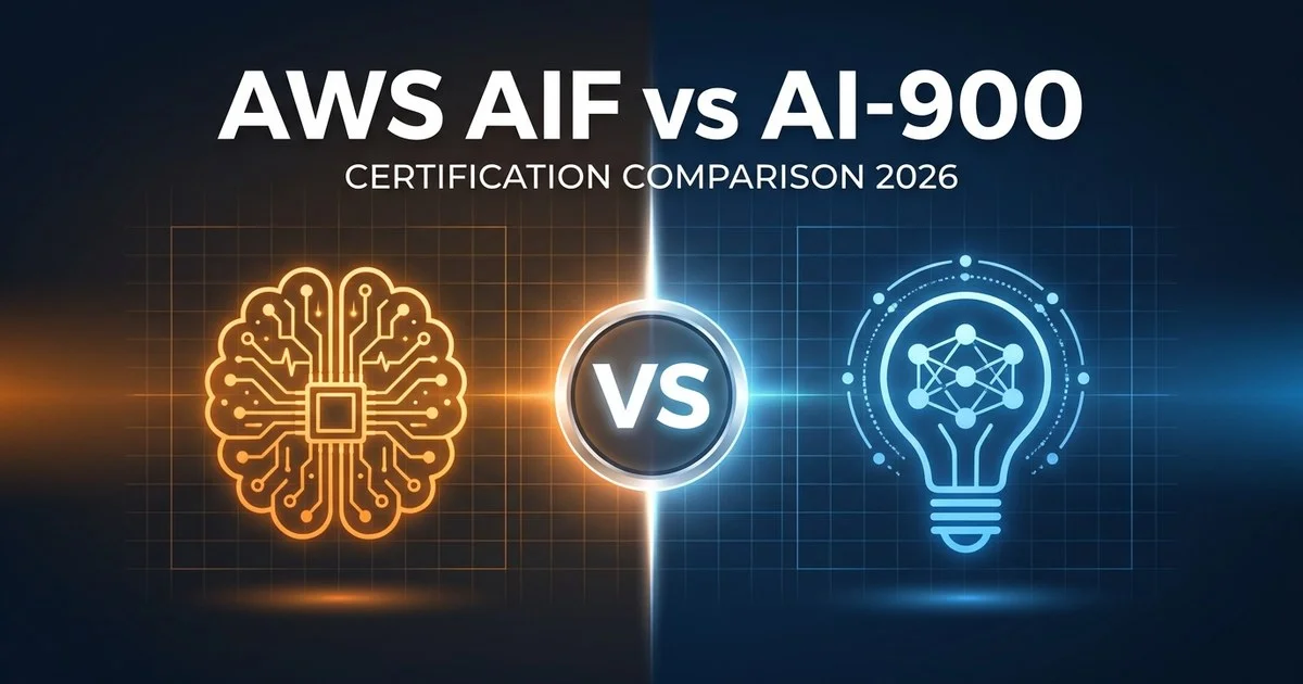 AWS AIF-C01 vs Azure AI-900 AI fundamentals certification comparison 2026