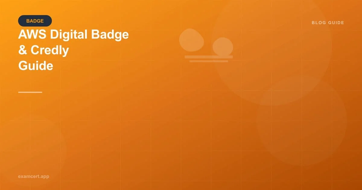 AWS Certification Digital Badges on Credly: Setup and Sharing