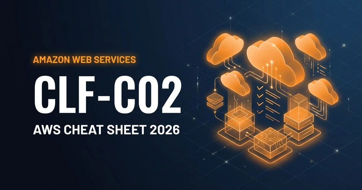 AWS CLF-C02 Certified Cloud Practitioner cheat sheet