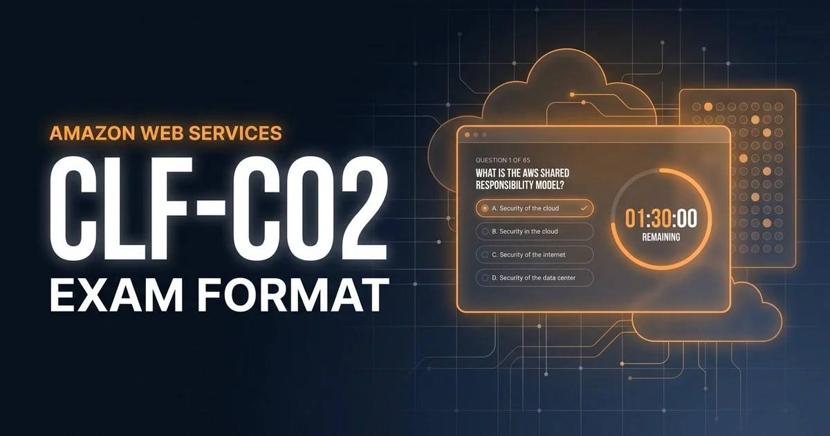 AWS CLF-C02 Cloud Practitioner exam format - question types, timing, and on-screen experience