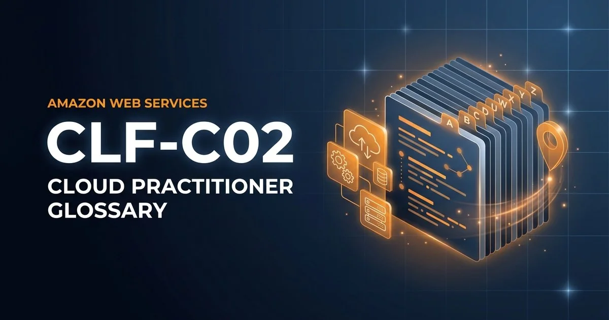 AWS Cloud Practitioner CLF-C02 glossary of key terms and acronyms