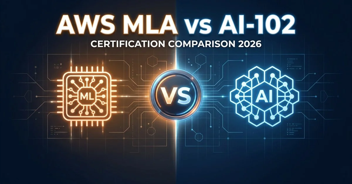 AWS MLA-C01 vs Azure AI-102 cross-cloud AI certification comparison 2026