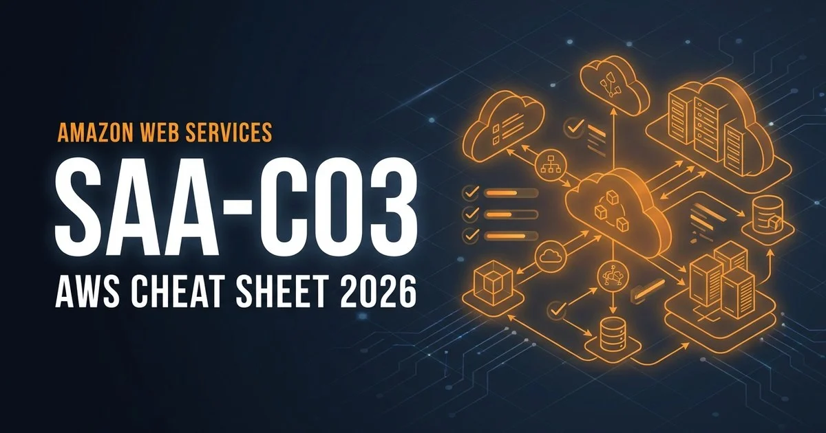AWS SAA-C03 Solutions Architect Associate cheat sheet