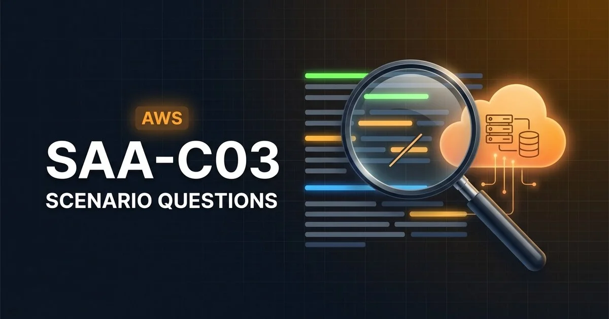 SAA-C03 scenario questions decoded - keywords, qualifiers and traps