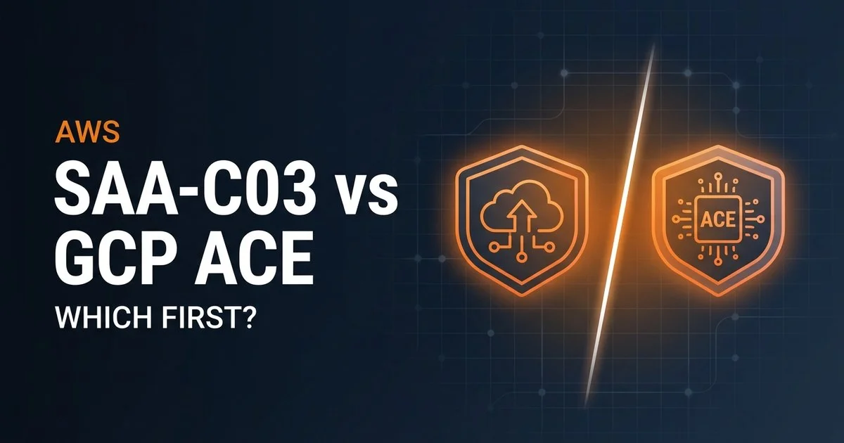AWS SAA-C03 vs Google Cloud ACE: Cloud Certs Compared