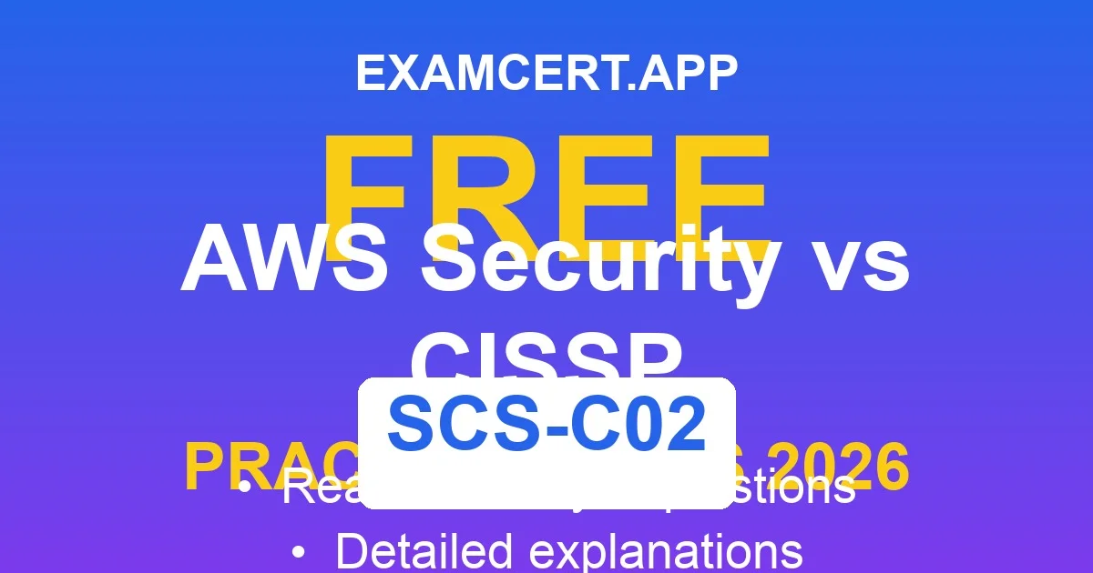 AWS Security vs CISSP