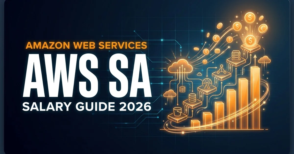 AWS Solutions Architect salary 2026 guide showing pay ranges by experience and region