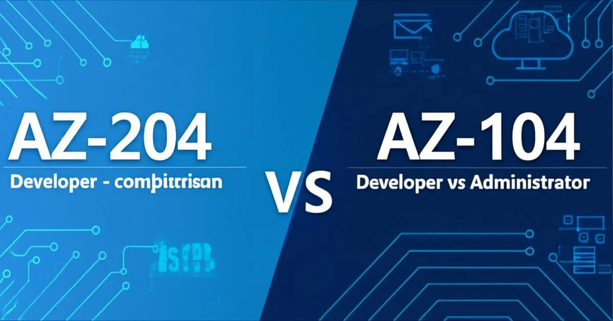 AZ-204 vs AZ-104