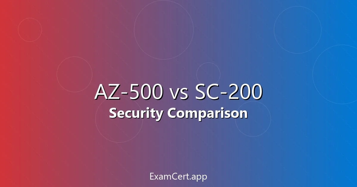 AZ-500 vs SC-200