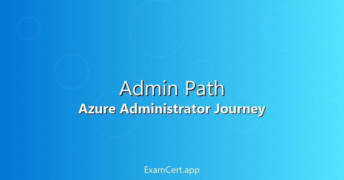 Azure Administrator Certification Path 2025