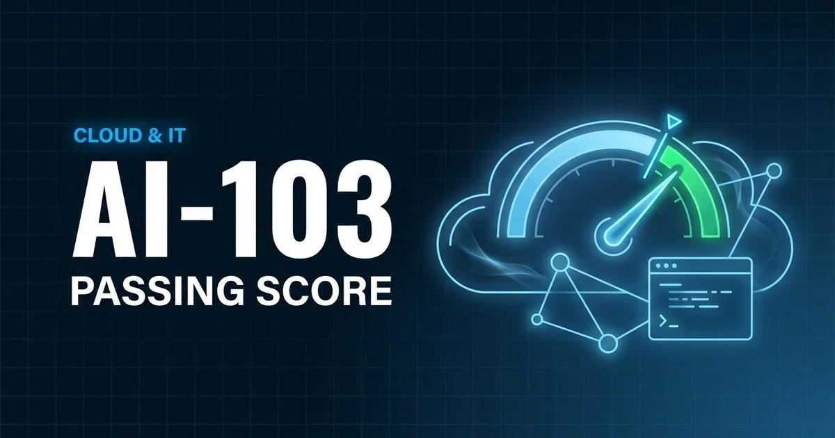 Microsoft Certified: Azure AI Apps and Agents Developer Associate (AI-103) scoring and pass rate explained