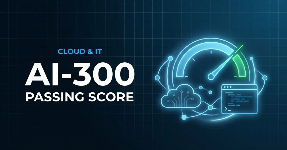 Microsoft Certified: Machine Learning Operations Engineer Associate (AI-300) scoring and pass rate explained