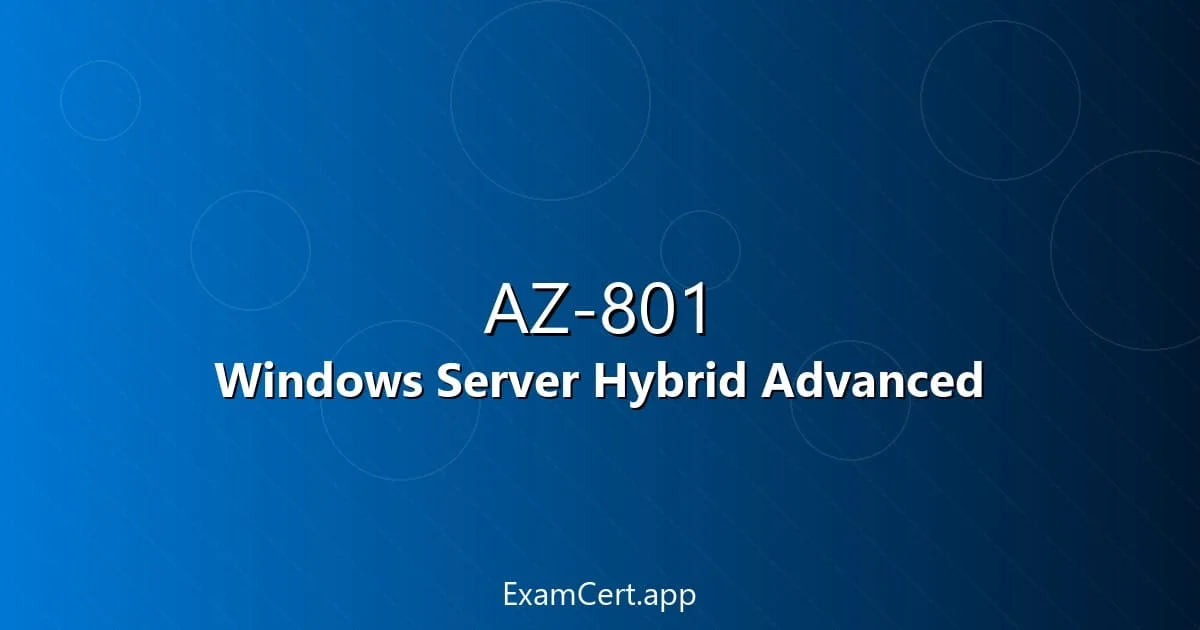 AZ-801 Guide