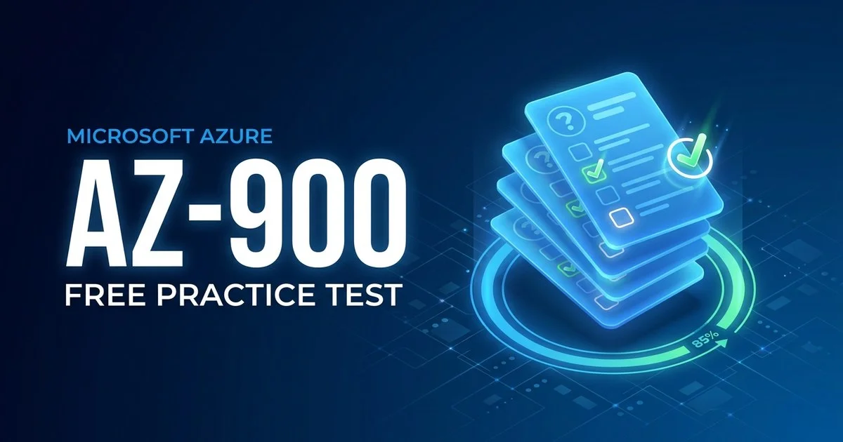 Azure AZ-900 Free Practice Test | 400+ Free Questions 2026