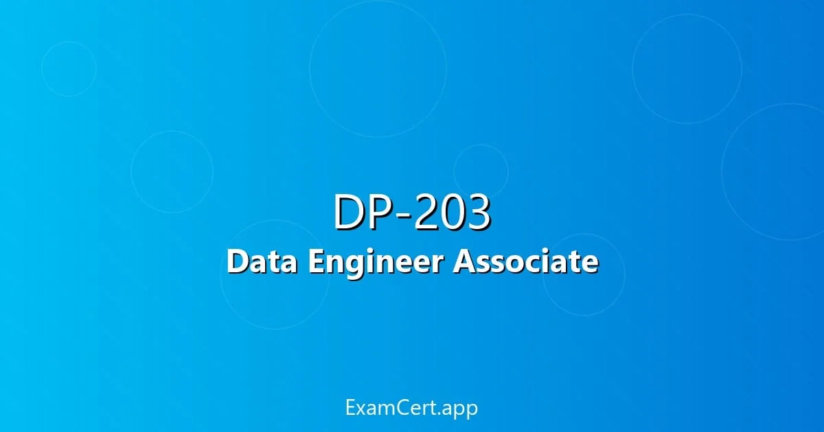 Azure DP-203 Data Engineer Associate Guide 2026 - study guide and exam preparation tips