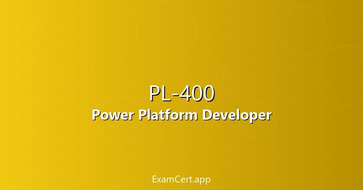 PL-400 Guide