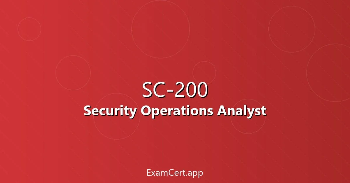 Azure SC-200 Security Operations Analyst Guide 2026 - study guide and exam preparation tips