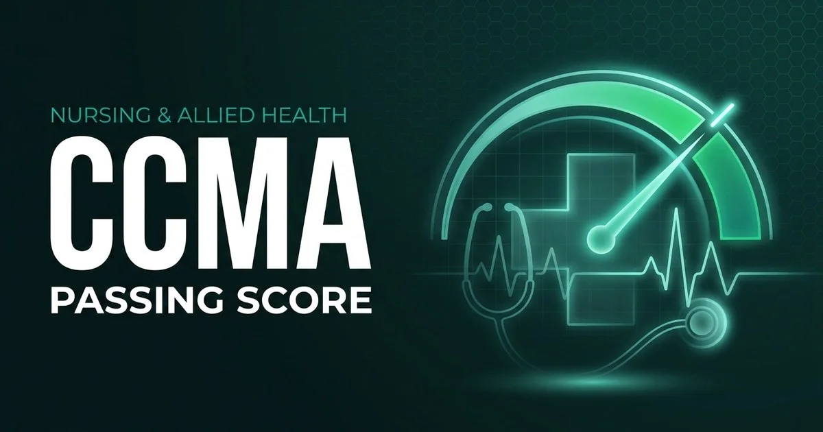 NHA CCMA - Certified Clinical Medical Assistant scoring and pass rate explained