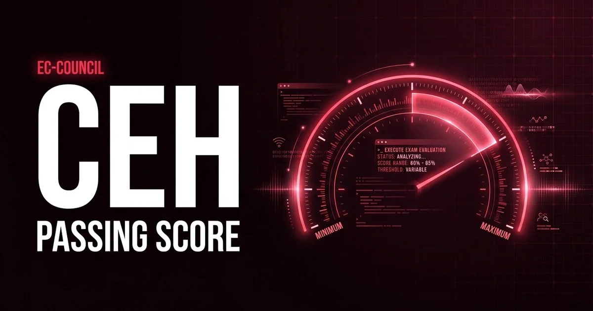 CEH v13 passing score varies from 60 to 85 percent per exam form