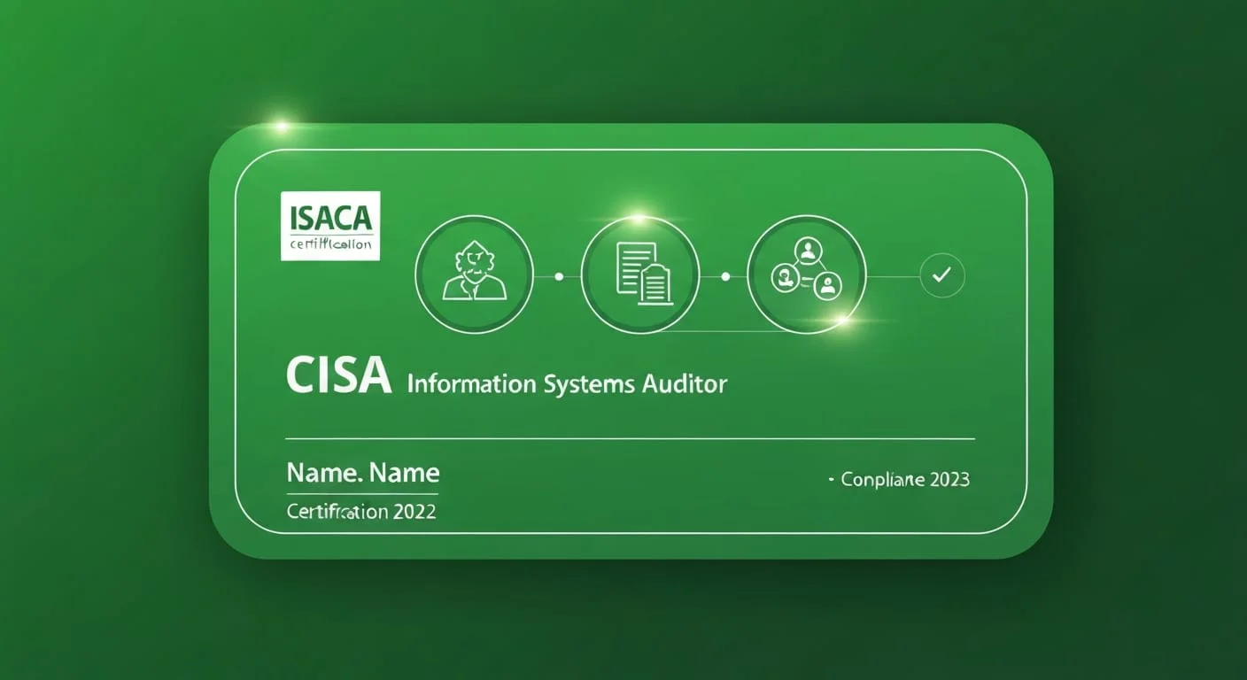 CISA certification study guide covering all five ISACA IT audit domains