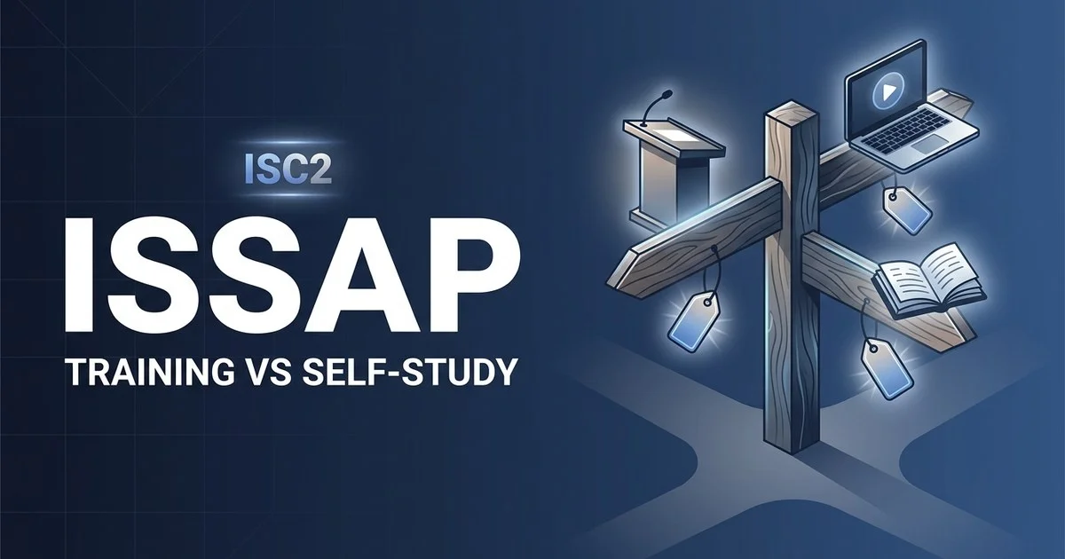CISSP-ISSAP training vs self-study - price line of every course option