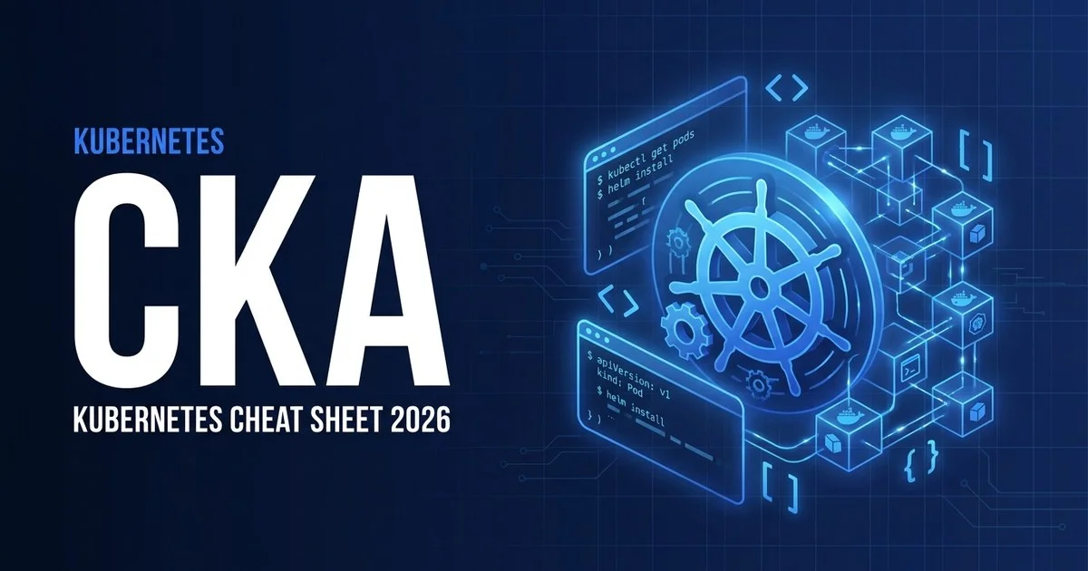 CKA Certified Kubernetes Administrator cheat sheet