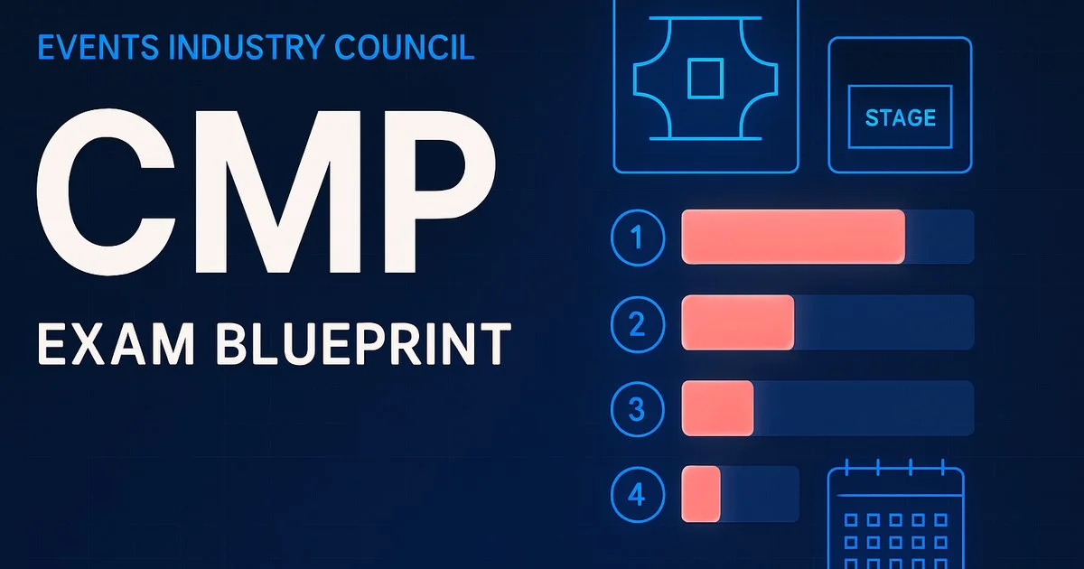 CMP Exam Blueprint 2026: 12 Domains, One Worth 38 Questions