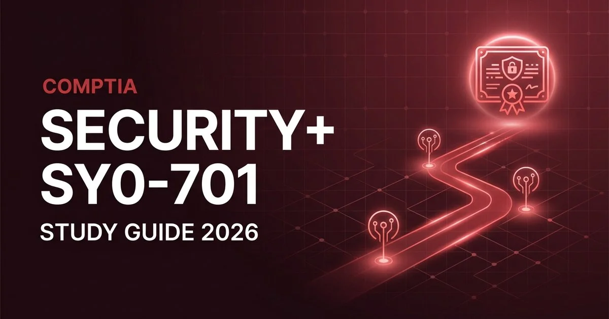 CompTIA Security+ SY0-701 Study Guide 2026: Pass First Try