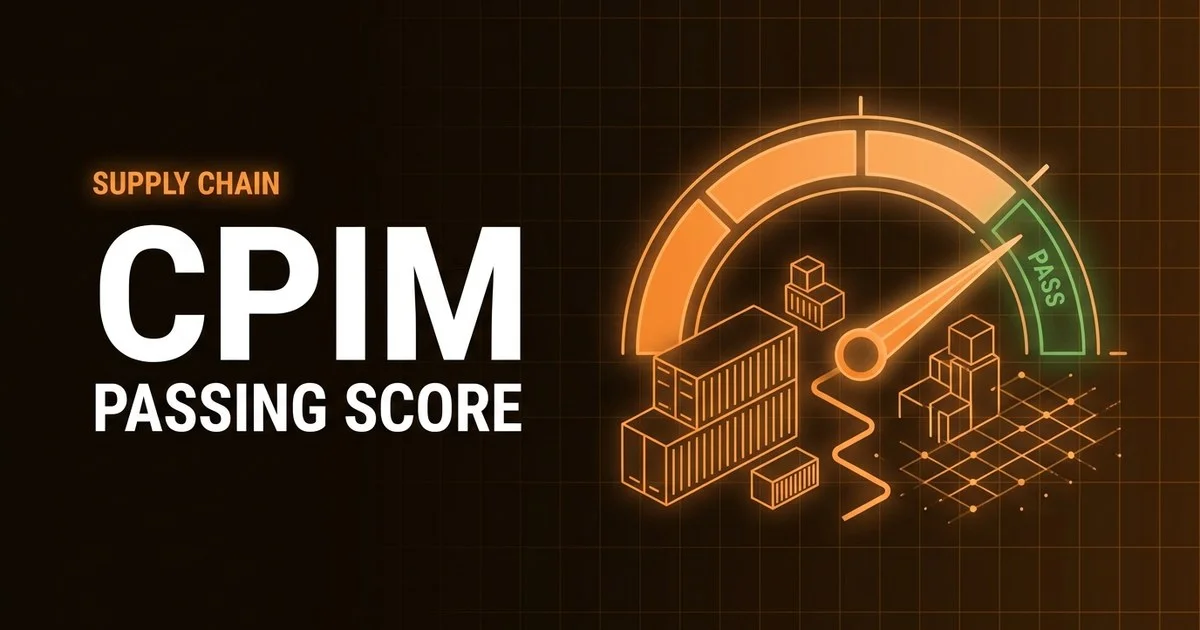 ASCM CPIM - Certified in Planning and Inventory Management scoring and pass rate explained