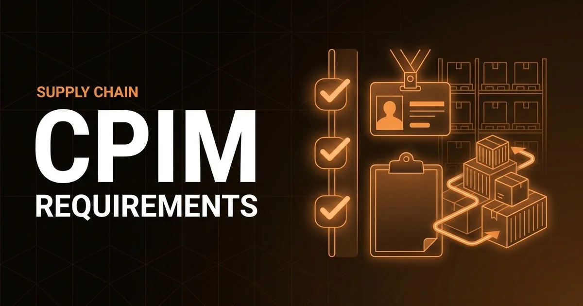 ASCM CPIM - Certified in Planning and Inventory Management exam eligibility and requirements overview