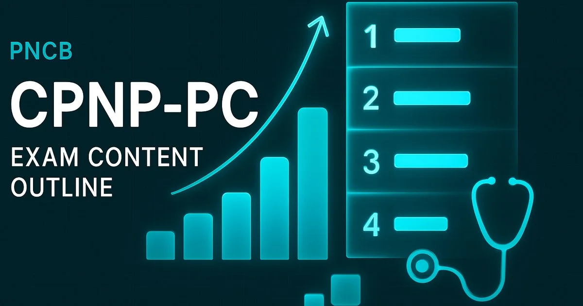 CPNP-PC Exam Content Outline 2026: Four Domains, Mental Health First