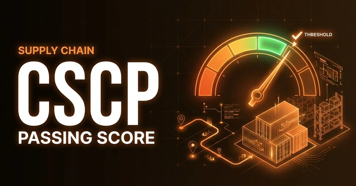 ASCM CSCP - Certified Supply Chain Professional scoring and pass rate explained