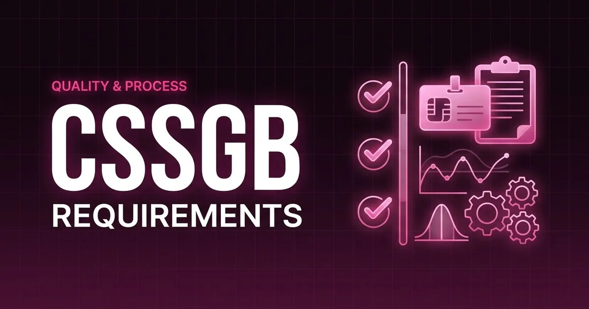 ASQ CSSGB - Certified Six Sigma Green Belt exam eligibility and requirements overview