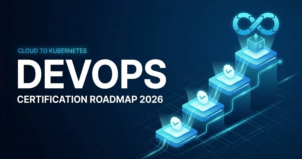 DevOps certification roadmap 2026 from cloud fundamentals to Kubernetes and DevOps Professional