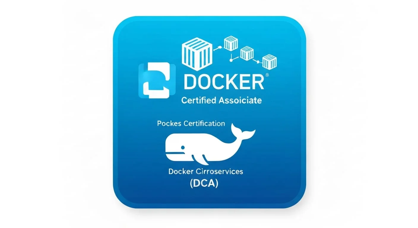 Docker Certified Associate DCA certification guide covering exam domains and container orchestration