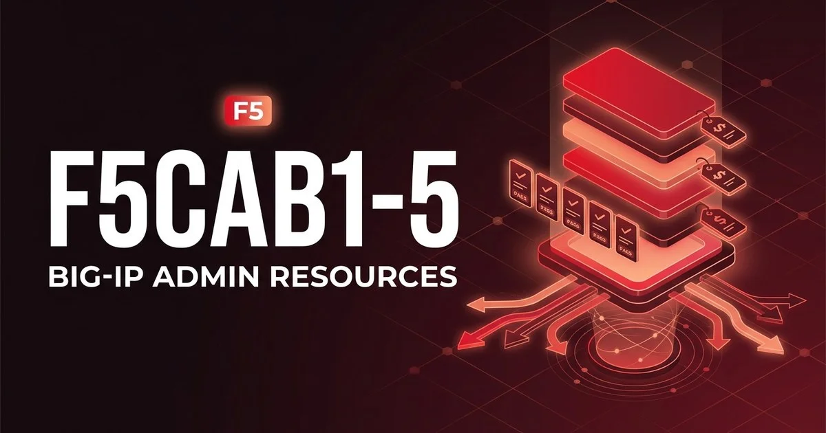 F5 Certified Administrator BIG-IP study resources for the F5CAB exam series