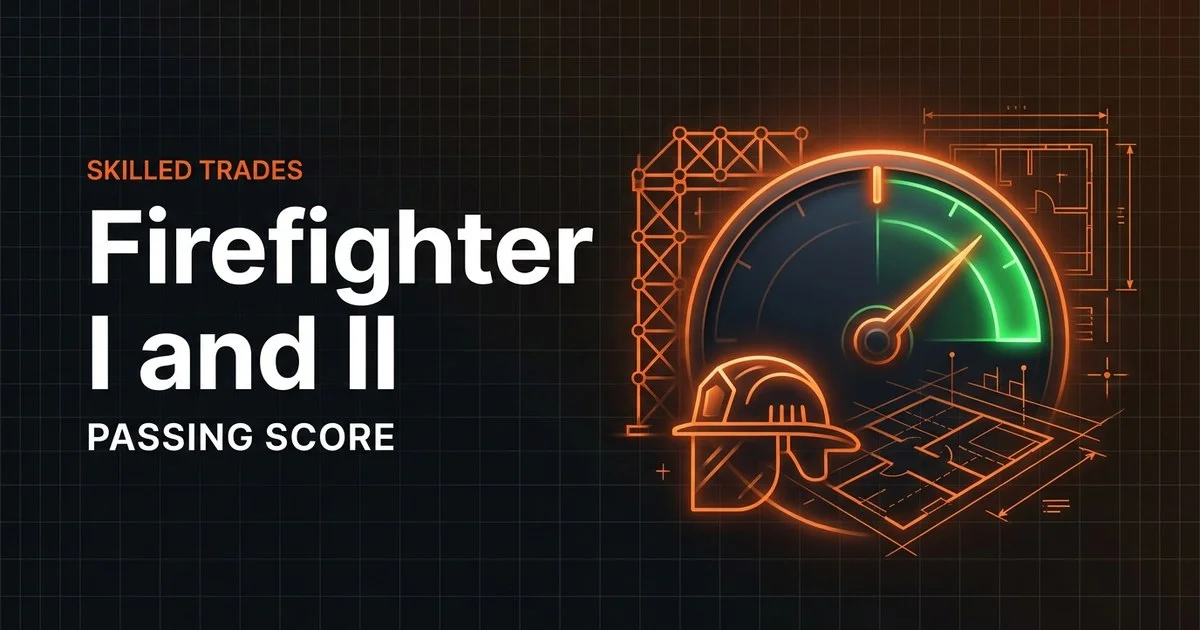 Firefighter I and II (NFPA 1001) scoring and pass rate explained
