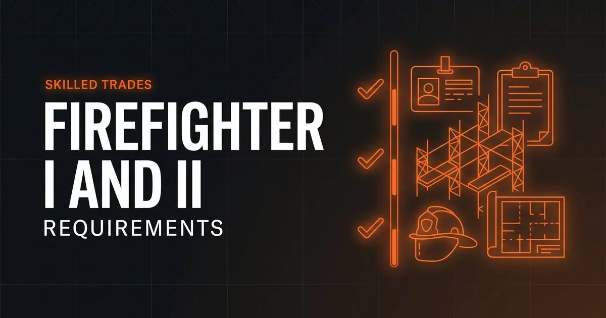 Firefighter I and II (NFPA 1001) exam eligibility and requirements overview
