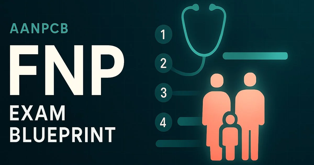 AANP FNP Exam Blueprint 2026: Four Domains Across Eight Age Groups