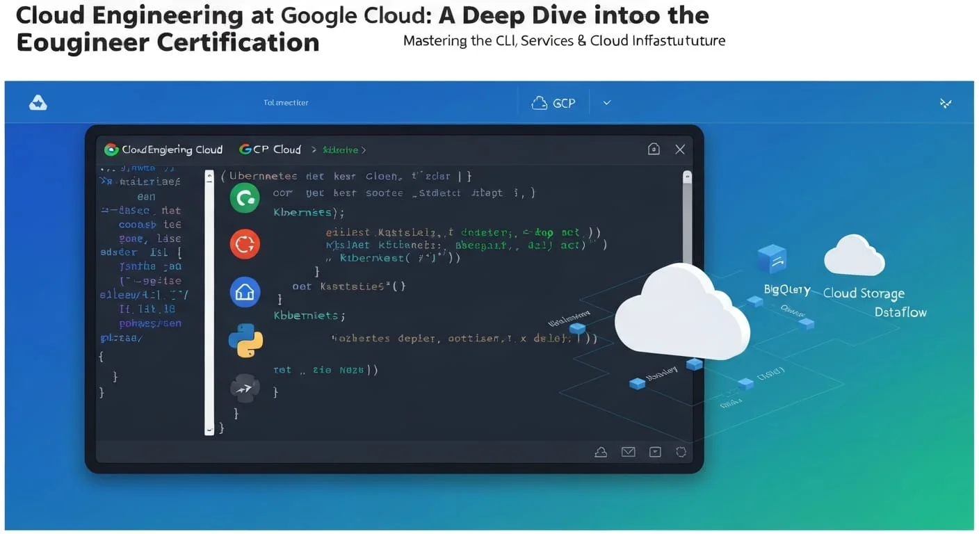 GCP Associate Cloud Engineer certification guide with gcloud CLI commands and exam domain coverage