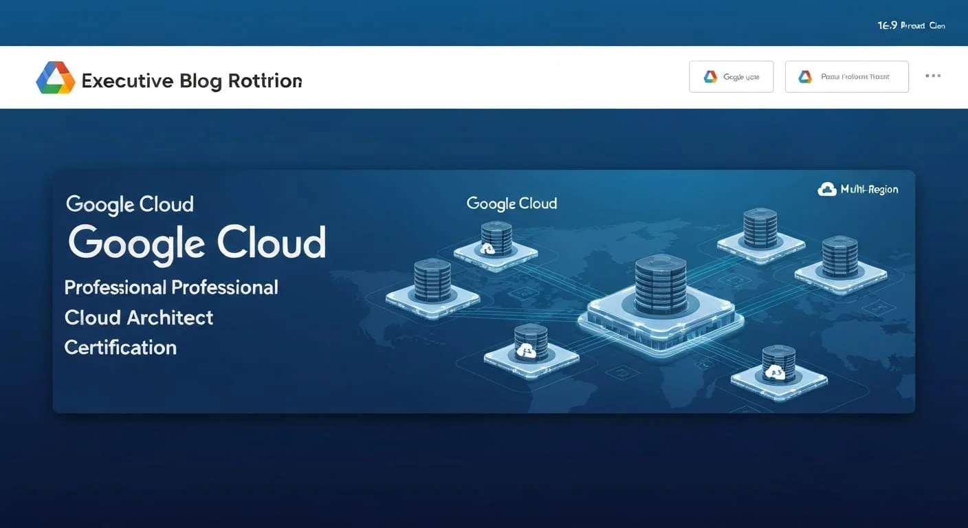 Google Cloud Professional Cloud Architect certification guide covering case studies and enterprise design