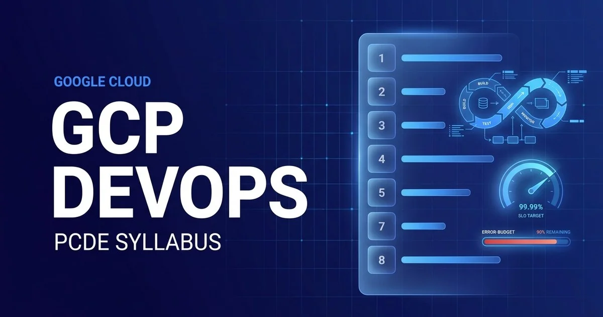 Google Cloud Professional Cloud DevOps Engineer exam syllabus sections and weightings