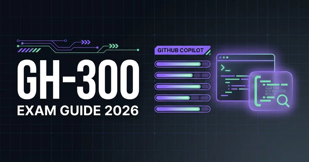 GH-300 GitHub Copilot certification exam guide and domain weights