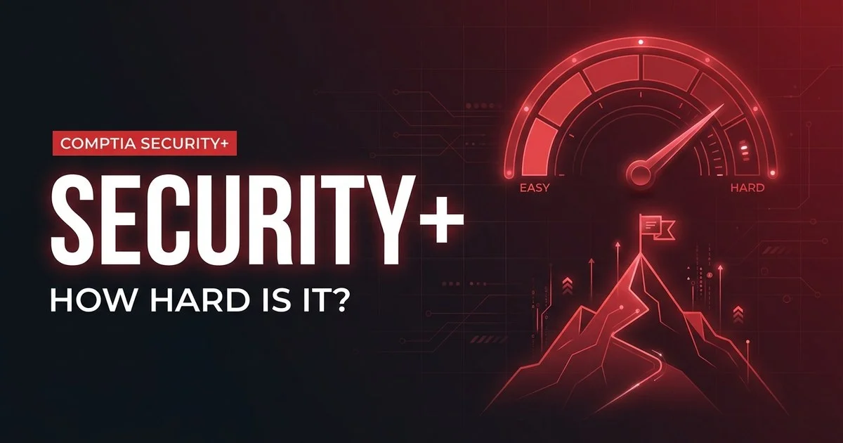 How Hard Is CompTIA Security+ in 2026? An Honest Difficulty Rating