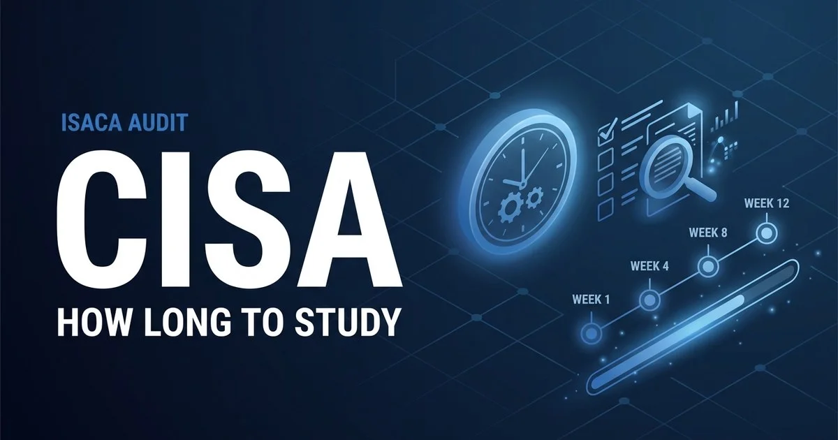 How long to study for the CISA exam timeline by experience level